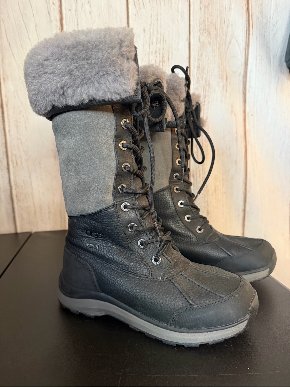 UGG Women's Adirondack III Tall Waterproof Leather Snow Boots